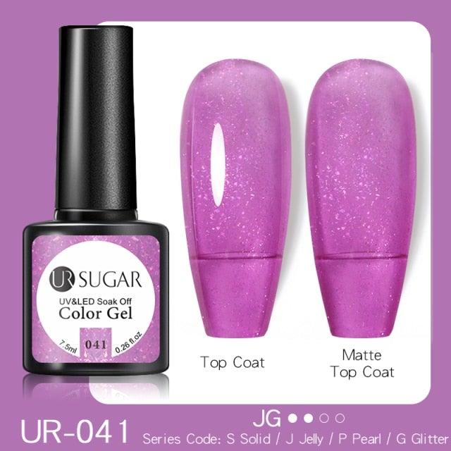 Fluorescent Gel Nail Polish Yellow Green High Quality Colors UV Strong Matte Effect Luxury Design For Girls and Women
