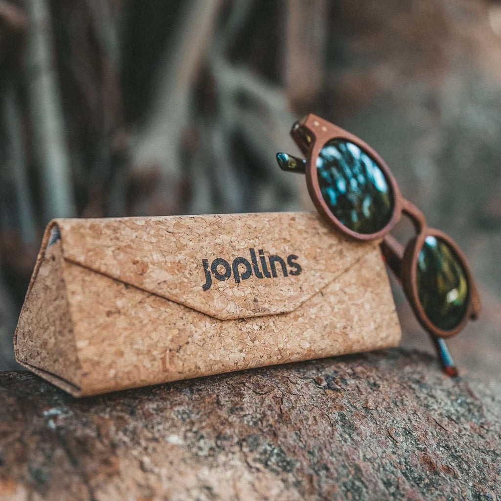 Fold & Go - Tri-fold Sunglasses Cork Case JOPLINS® | Premium Sustainable Sunglasses