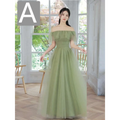 Fruit Green Fashion Personalized Long Tulle Dresses