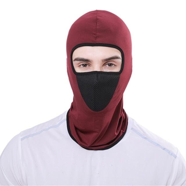 Full Face Cover hat Balaclava Hat Army Tactical CS Winter Ski Cycling Hat Sun protection Scarf Warm Face Masks Motorbike Biker Racing Breather Mask Tactical Airsoft Cap Scarf Mask Ski Hat Spring Summer For Men Women Stevvex