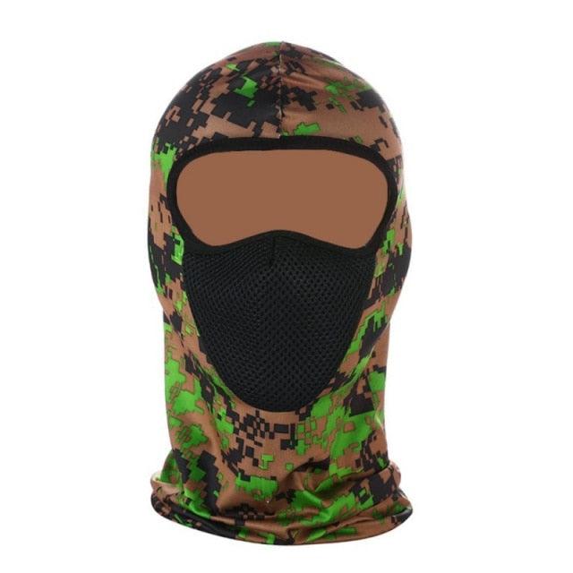 Full Face Cover hat Balaclava Hat Army Tactical CS Winter Ski Cycling Hat Sun protection Scarf Warm Face Masks Motorbike Biker Racing Breather Mask Tactical Airsoft Cap Scarf Mask Ski Hat Spring Summer For Men Women Stevvex