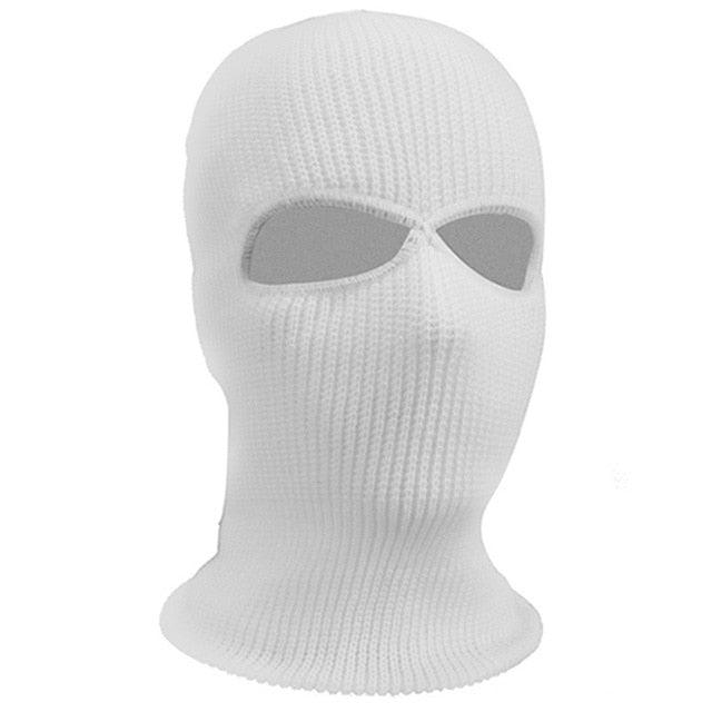 Full Face Cover Mask Three 3 Hole Balaclava Knit Hat Army Tactical CS Winter Ski Cycling Mask Beanie Hat Scarf Warm Face Masks Knit Hat Full Face Cover Balaclava Hats Funny Party Embroidery Beanies Caps Hole Knitted Full Face Cover Stevvex