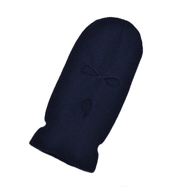 Full Face Cover Ski Mask Hat 3 Holes Balaclava Army Tactical CS Windproof Knit Beanies Bonnet Winter Warm Unisex Caps Neck Gaiter, Winter Balaclava Warm Knit Beanie for Outdoor Sports Outdoor Full Face Cover Thermal Ski Mask One Size Stevvex