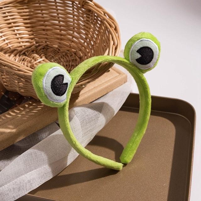 Funny Frog Makeup Headband Wide-brimmed Elastic Hairbands Cute Girls Hair Bands Women Hair Accessories Girls Hairband Gorgeous Hair Accessories For Women Stevvex