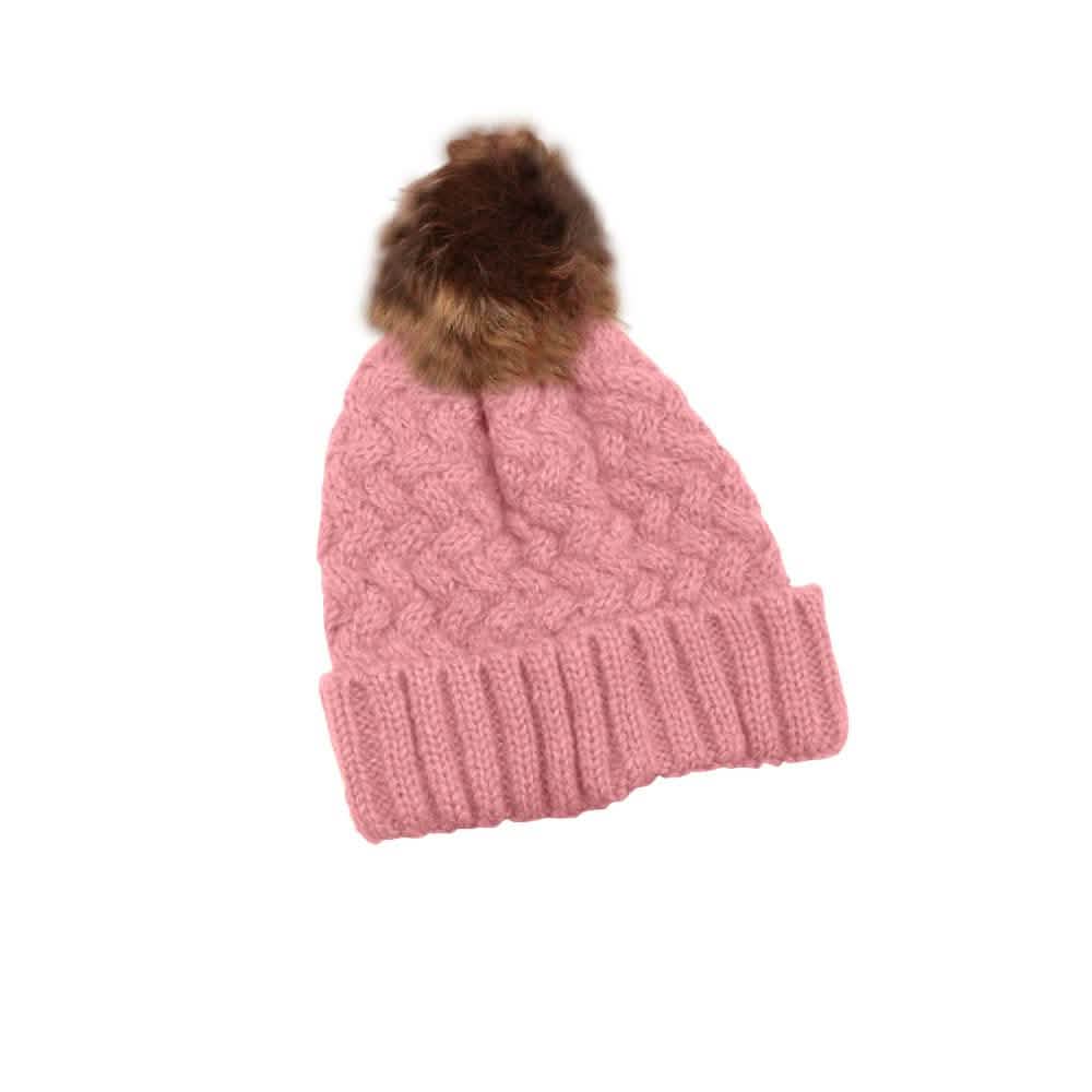 Fur Pom-Pom Toque DailySale