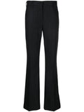 Dries Van Noten Women Pinstripped Wool Trousers Luosophy
