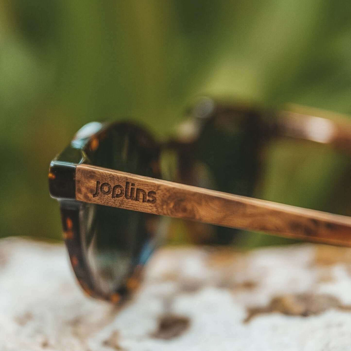 Ganges - Unisex Wood and Bio Acetate Sunglasses JOPLINS® | Premium Sustainable Sunglasses
