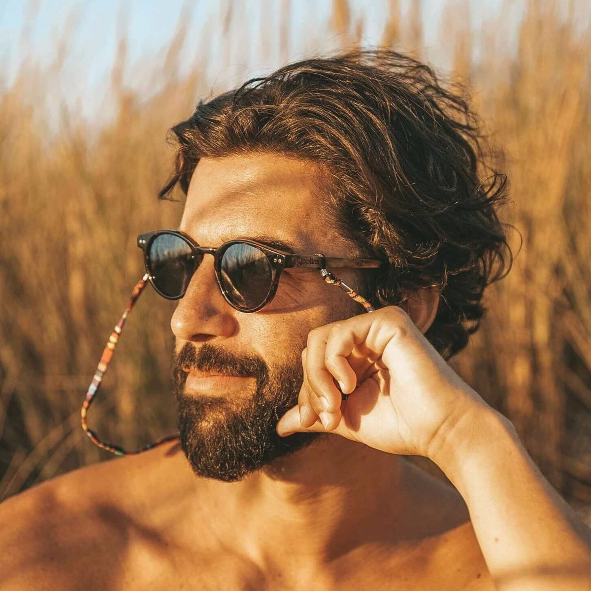 Ganges - Unisex Wood and Bio Acetate Sunglasses JOPLINS® | Premium Sustainable Sunglasses