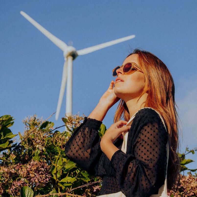 Ganges - Unisex Wood and Bio Acetate Sunglasses JOPLINS® | Premium Sustainable Sunglasses