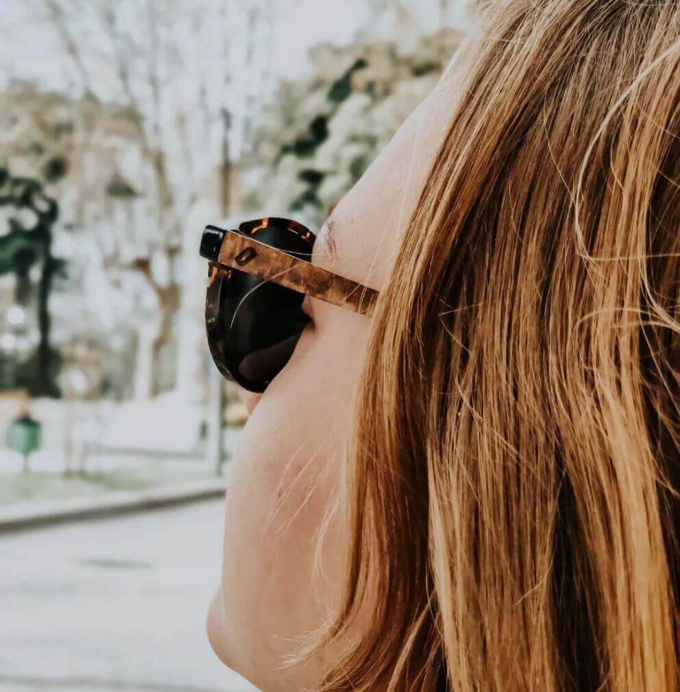 Ganges - Unisex Wood and Bio Acetate Sunglasses JOPLINS® | Premium Sustainable Sunglasses