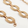 Gold Oval Link Jewelry Waist Chain