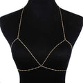 Gold Twisted Rope Jewelry Retro Bikini Chain