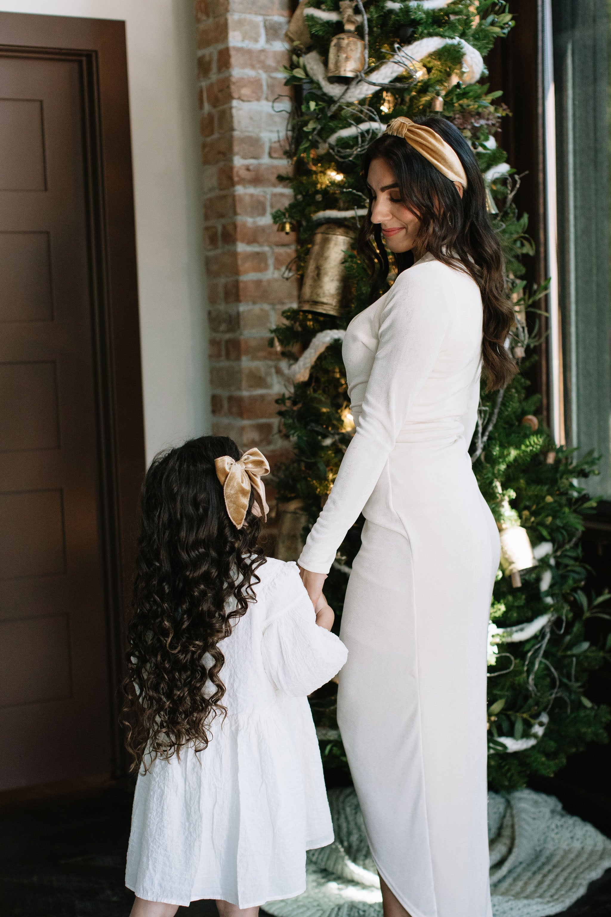 Gold Velvet - Knotted Headband