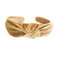 Gold Velvet - Knotted Headband