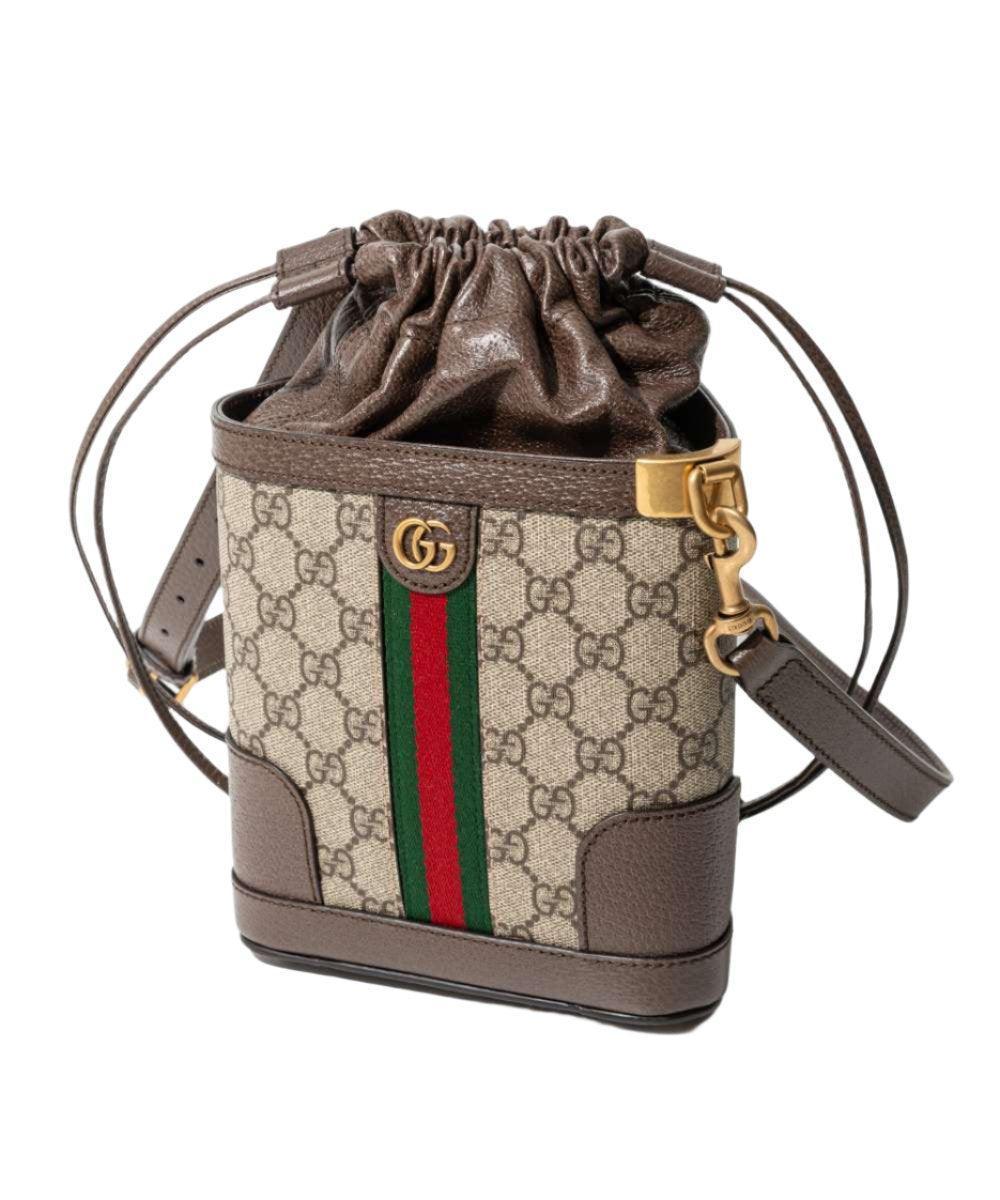 Gucci GG Supreme Canvas Bucket Bag Beige Banlieue91