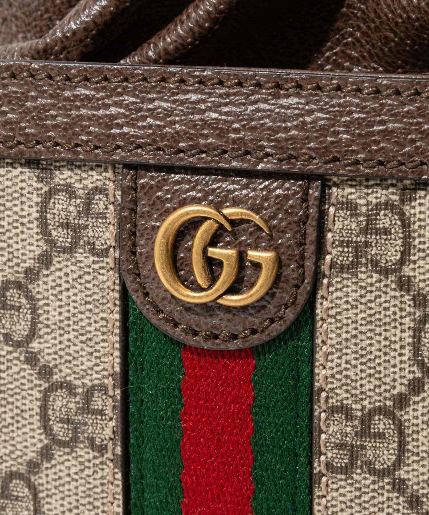 Gucci GG Supreme Canvas Bucket Bag Beige Banlieue91
