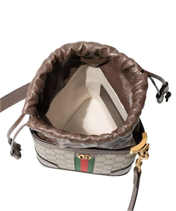 Gucci GG Supreme Canvas Bucket Bag Beige Banlieue91