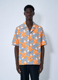 Gucci Men Printed Cotton Poplin Shirt