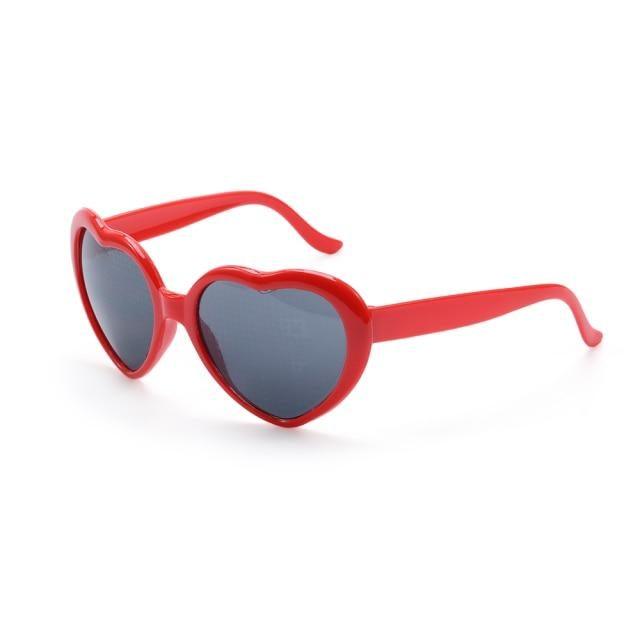 Heart Effect Diffraction Glasses That Turn Lights into Hearts Shaped Love Effects Glasses  Watch The Lights Change to Heart Shape At Night Diffraction Glasses For Unisex Sunglasses