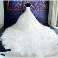 High-end Ruffled Big Tail Wedding Dress Wholesale