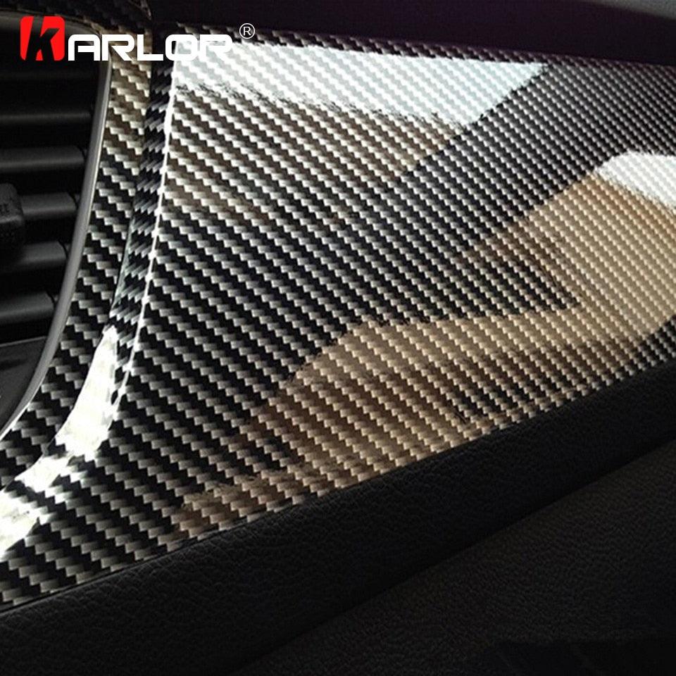 High Glossy 5D Carbon Fiber Wrapping Vinyl Film Motorcycle Wrap Vinyl Roll Tablet Stickers Decals Auto Accessories Wrapping Vinyl Film Motorcycle Tablet Car Styling High Gloss Carbon Fiber Automotive Vinyl Wrap Auto Accessories Car Styling Stevvex