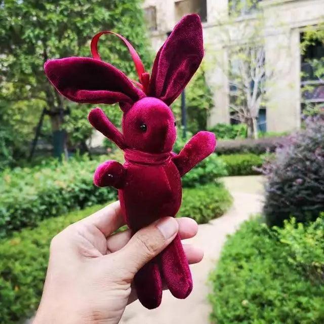 High Quality Soft 18-20CM Teddy Bear Stuffed Plush Toys Cute Dress Rabbit Pendant Dolls Gifts Birthday Wedding Party Decor