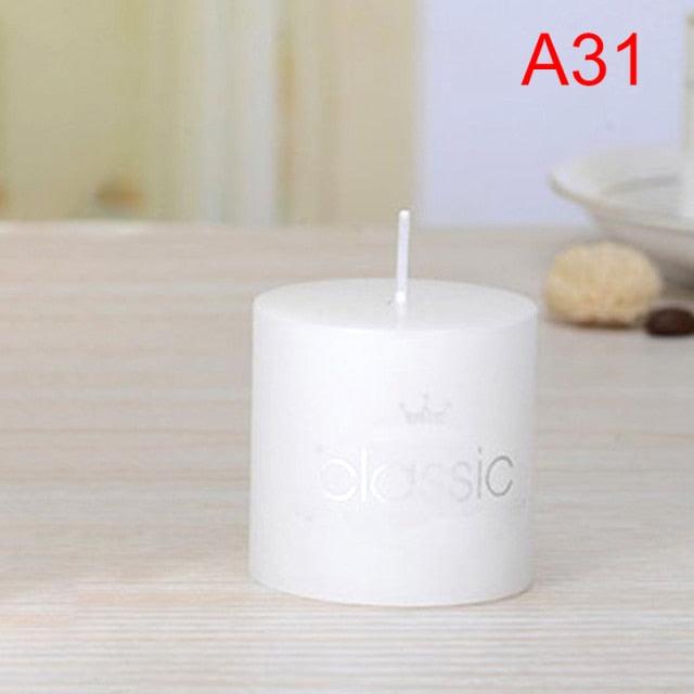 Scented Candle Candles For Home Scented 100 Hour Long Lasting Aromatherapy Candle Highly Scented & Soy Jar Candle Gift Lavender Classic Cylindrical Birthday Romantic Small Candle Wedding Western Food Candlestick Column Wax
