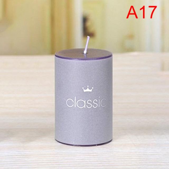 Scented Candle Candles For Home Scented 100 Hour Long Lasting Aromatherapy Candle Highly Scented & Soy Jar Candle Gift Lavender Classic Cylindrical Birthday Romantic Small Candle Wedding Western Food Candlestick Column Wax