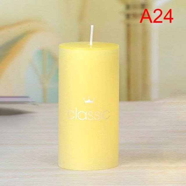 Scented Candle Candles For Home Scented 100 Hour Long Lasting Aromatherapy Candle Highly Scented & Soy Jar Candle Gift Lavender Classic Cylindrical Birthday Romantic Small Candle Wedding Western Food Candlestick Column Wax