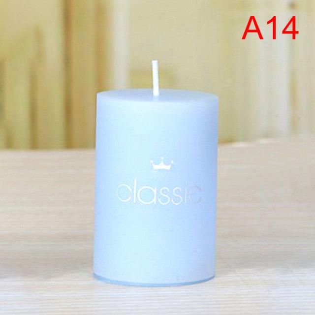 Scented Candle Candles For Home Scented 100 Hour Long Lasting Aromatherapy Candle Highly Scented & Soy Jar Candle Gift Lavender Classic Cylindrical Birthday Romantic Small Candle Wedding Western Food Candlestick Column Wax