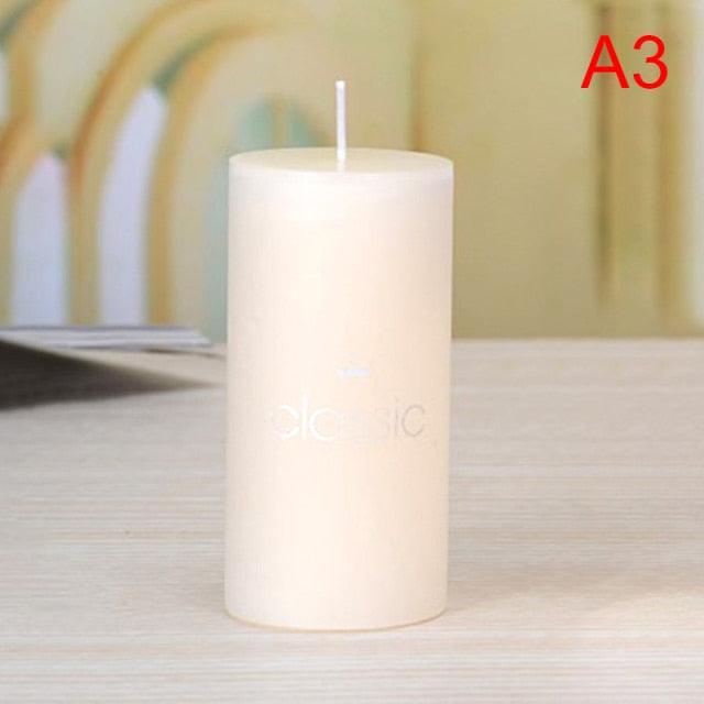 Scented Candle Candles For Home Scented 100 Hour Long Lasting Aromatherapy Candle Highly Scented & Soy Jar Candle Gift Lavender Classic Cylindrical Birthday Romantic Small Candle Wedding Western Food Candlestick Column Wax