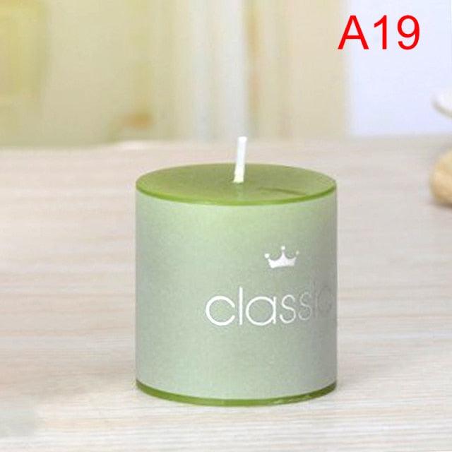 Scented Candle Candles For Home Scented 100 Hour Long Lasting Aromatherapy Candle Highly Scented & Soy Jar Candle Gift Lavender Classic Cylindrical Birthday Romantic Small Candle Wedding Western Food Candlestick Column Wax