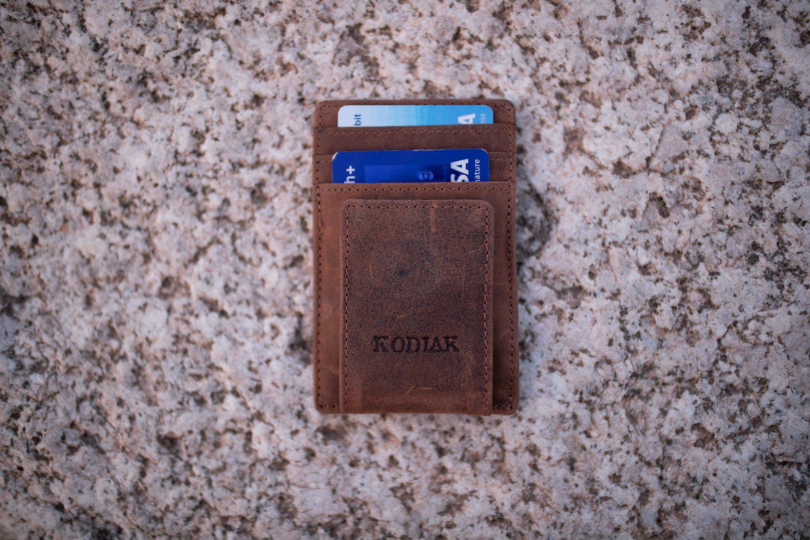 Money Clip Kodiak Leather
