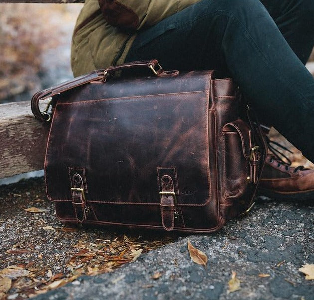 Sitka Leather Messenger Kodiak Leather