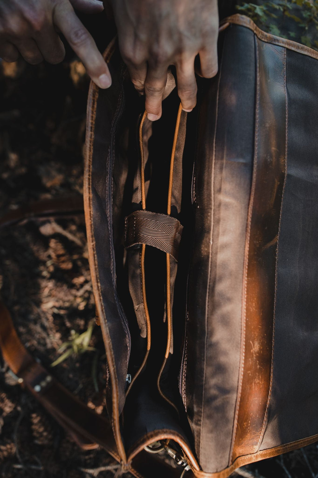18 inch Buffalo Leather Briefcase Kodiak Leather