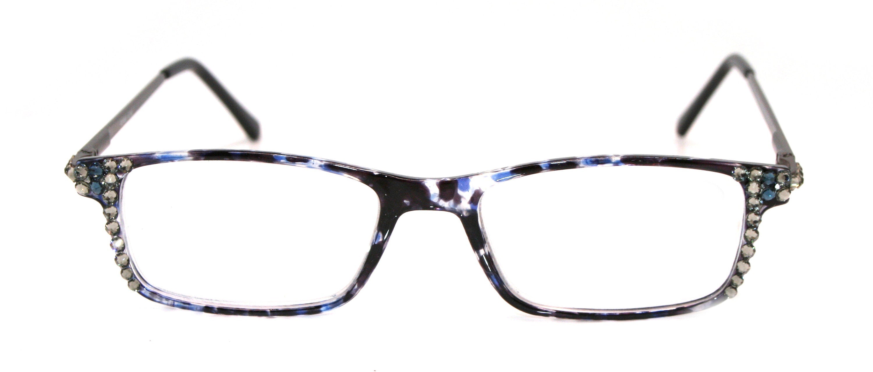 Vienna, (Bling) Women Reading Glasses W (Black Diamond, Montana Blue)   +1.25 +3 (Tortoise Shell, Blue) NY Fifth Avenue