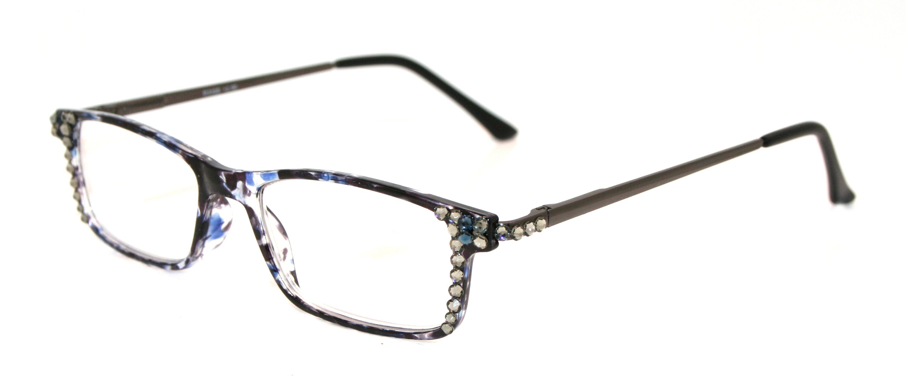 Vienna, (Bling) Women Reading Glasses W (Black Diamond, Montana Blue)   +1.25 +3 (Tortoise Shell, Blue) NY Fifth Avenue