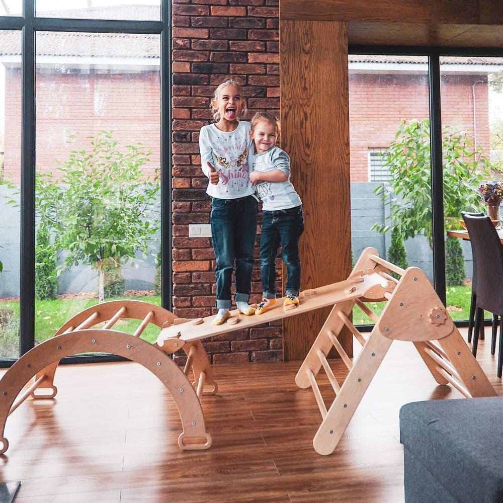 Montessori Climbing Gym with Cushion woodandhearts