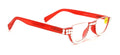 Half Moon, (Bling) Woman Reading Glasses Adorned W (Clear) Genuine European Crystals , Reader Magnifying, +1.25 to +4 Frame, NY Fifth Avenue