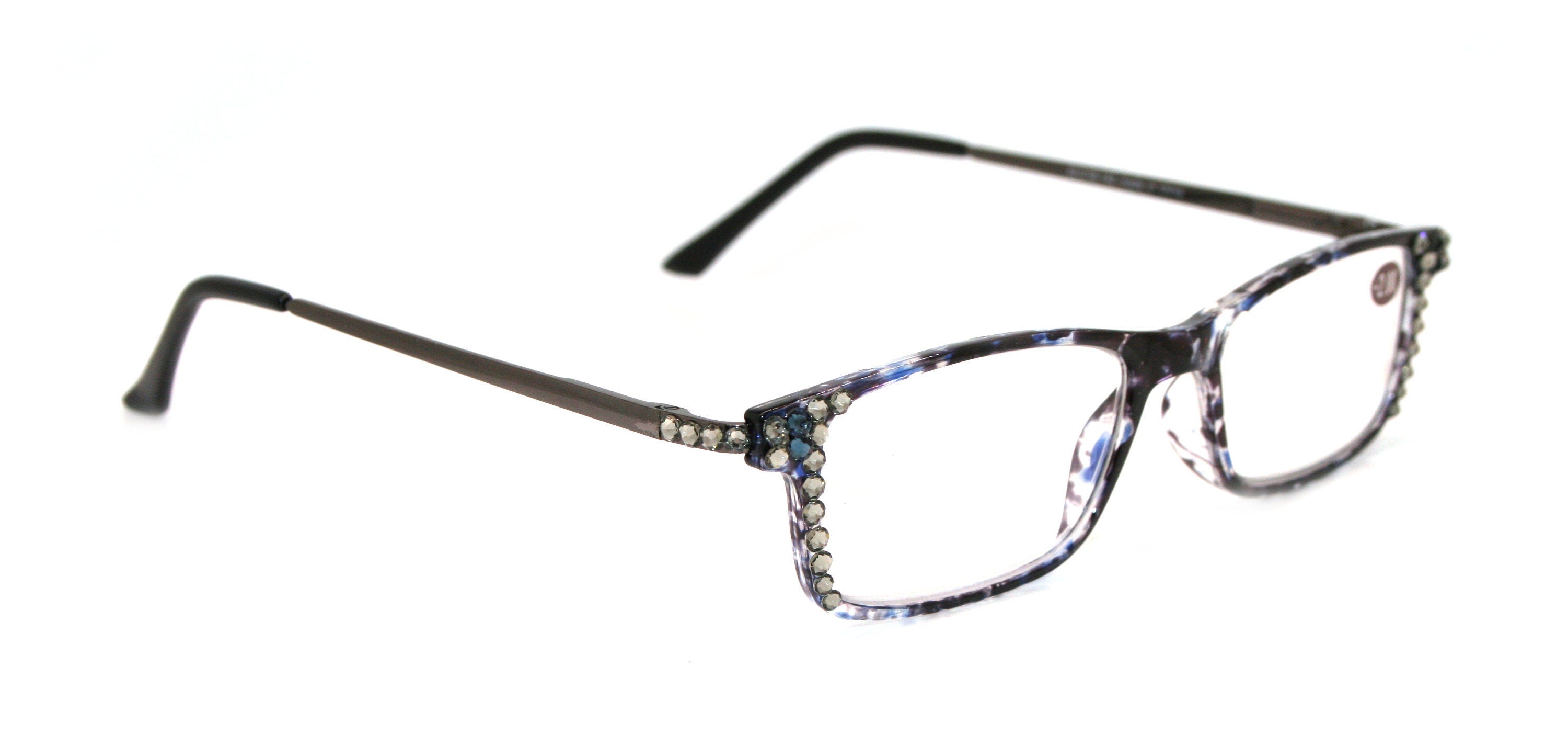 Vienna, (Bling) Women Reading Glasses W (Black Diamond, Montana Blue)   +1.25 +3 (Tortoise Shell, Blue) NY Fifth Avenue