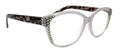 Savannah, (Bling)ReadingGlasses 4 Women W (Black Diamond)Genuine European Crystals, Square +1.25 +3 (Tortoise Black n Grey) NY Fifth Avenue.