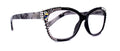 Savannah, (Bling) Women Reading Glasses W (2X line) (Clear, Clear Teardrop) Genuine European Crystals,(Black, Tortoise shell)NY Fifth Avenue