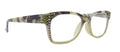 Aya, (Bling) Women Reading Glasses Adorned W (Olivine, Black Diamond) Genuine Austrian Crystals. Fancy Readers, Green Square NY Fifth Avenue
