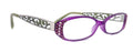 Phoenicia, (Bling) Women Reading Glasses W (Amethyst, Light Amethyst)Genuine European Crystals   (Filigree Temple) NY Fifth Avenue.