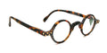 Picasso, (Bling) Women Reading Glasses W (Light Colorado, Cooper) Genuine European Crystals, Round  (Brown) Tortoiseshell. NY Fifth Avenue