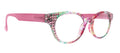 Versailles, (Bling) Reading Glasses 4 women W (Rose, Black Diamond) Genuine European Crystals  (Pink, Green, Clear) Round. NY Fifth Avenue