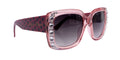 Minnie, (Bling) Women Sunglasses W (Hematite) Genuine European Crystals  100% UV Protection, Polka dot Translucent Clear, NY Fifth Avenue.