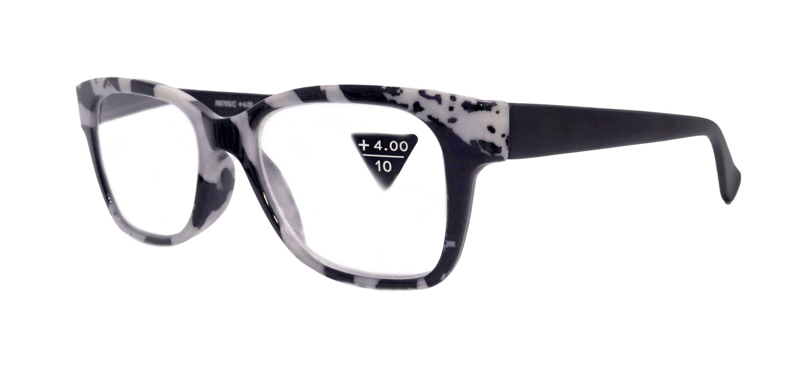 THE BOHEMIAN, Premium Reading Glasses High End Reading Glass +1.25 to +4 magnifying glasses, Square. optical Frames