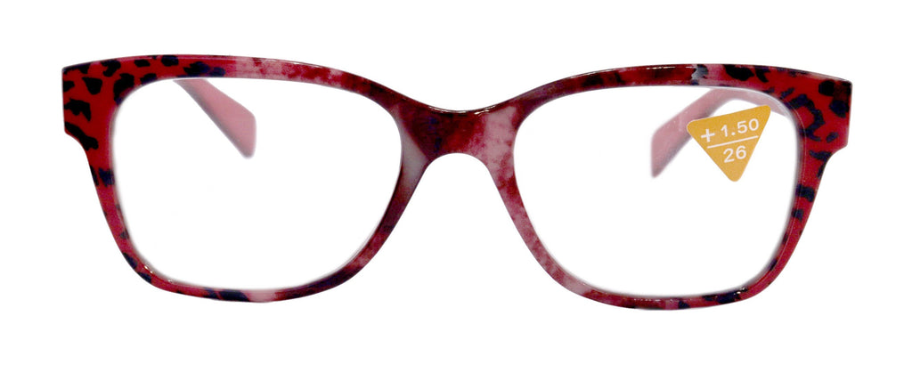 The Bohemian, (Premium) Reading Glasses High End Reading Glass +1.25 to +4 magnifying glasses, Square. optical Frames