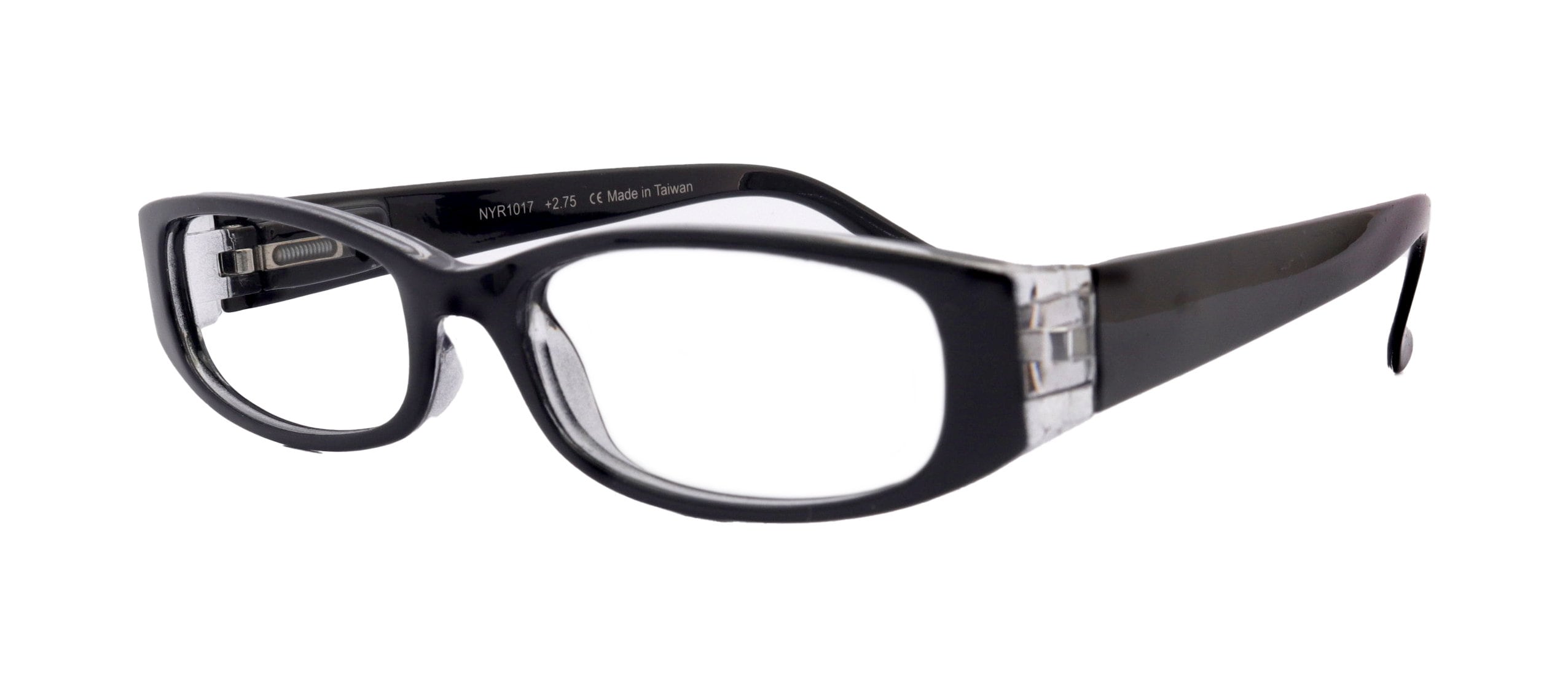 Elise, Bayonetta-style rectangular premium glasses, high-end readers: +0.00 +1.25, +3 magnifying reading glasses. NY Fifth Avenue.